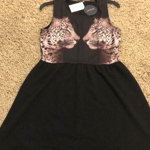 Dress with a cheetah on it